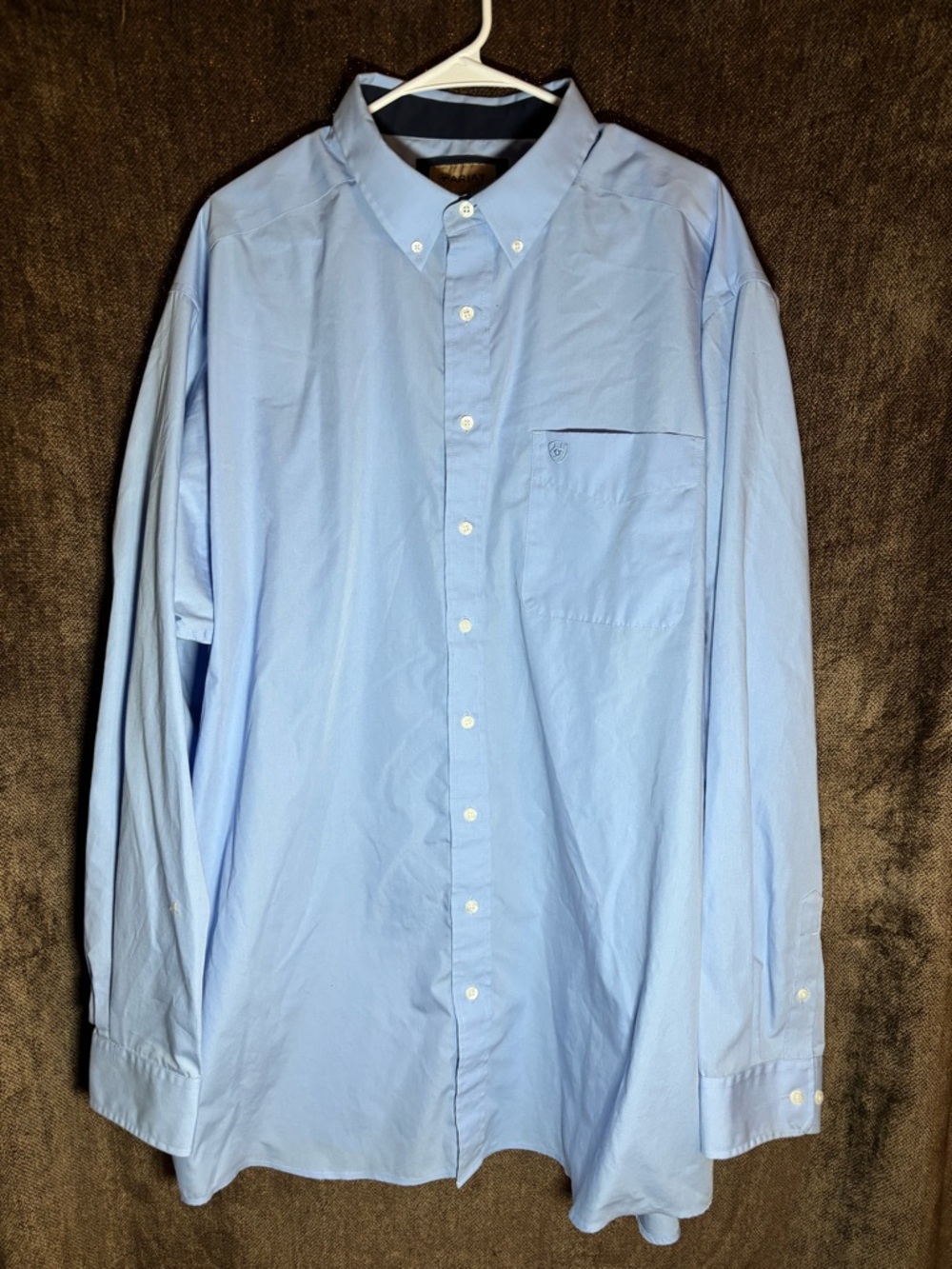 Ariat Light Blue Button-Down Dress Shirt